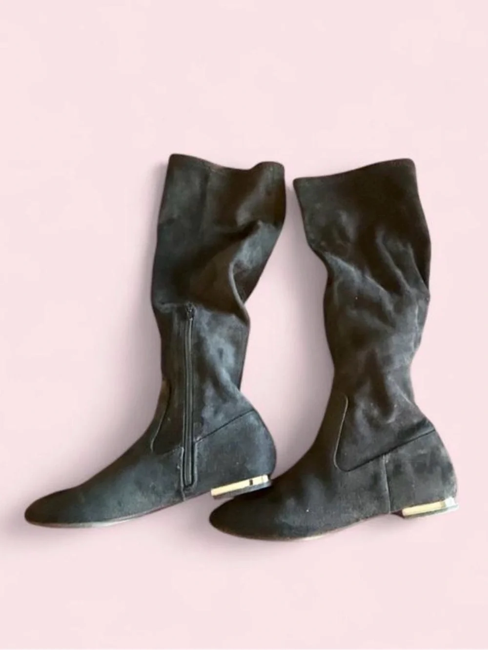 Jessica Simpson Women's Black Suede Knee-High Boots size 8